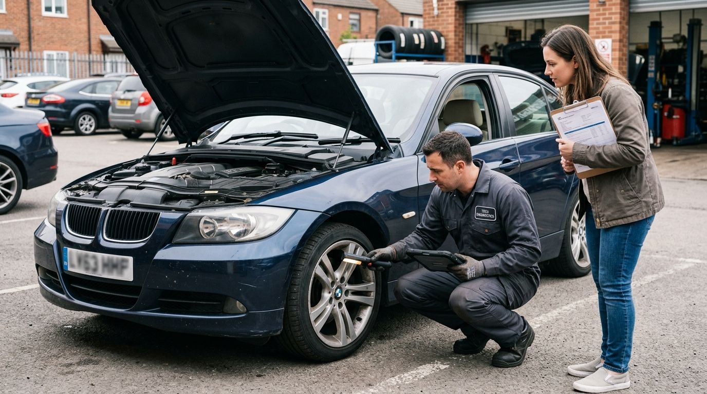 Krok 3: Oględziny fizyczne i jazda pr&oacute;bna z ekspertem