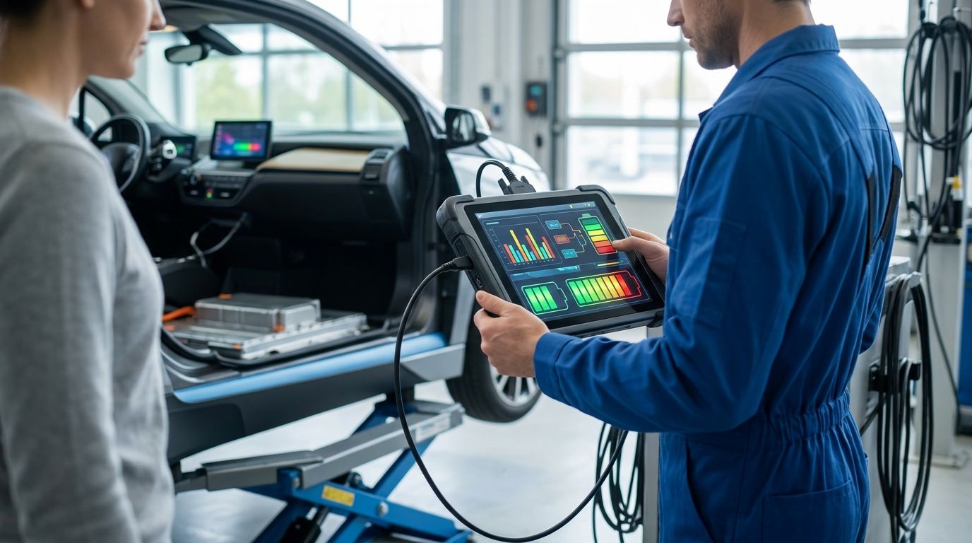 Jak sprawdzić stan baterii w używanym elektryku?